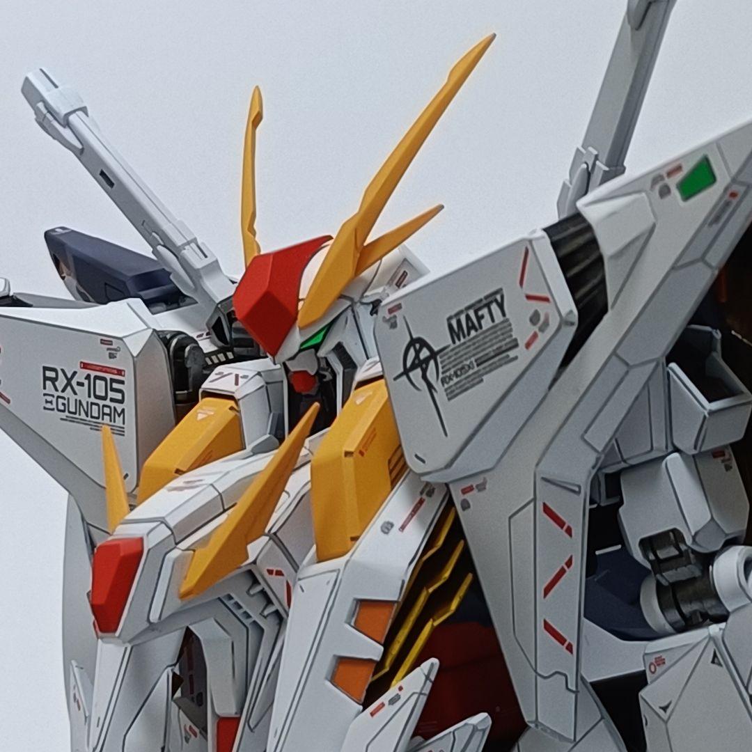 クスィーガンダム　ハイパー・メガ・バズーカ・ランチャー　Ξガンダム　塗装　完成品