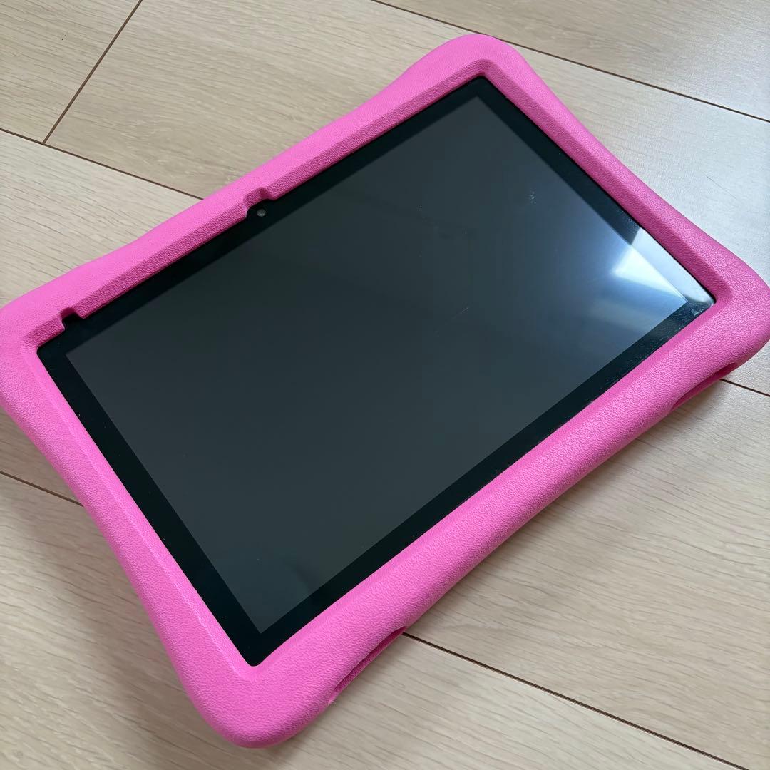 Android KIDS 子供用タブレット Wi-Fi機能　ピンクカバー付き