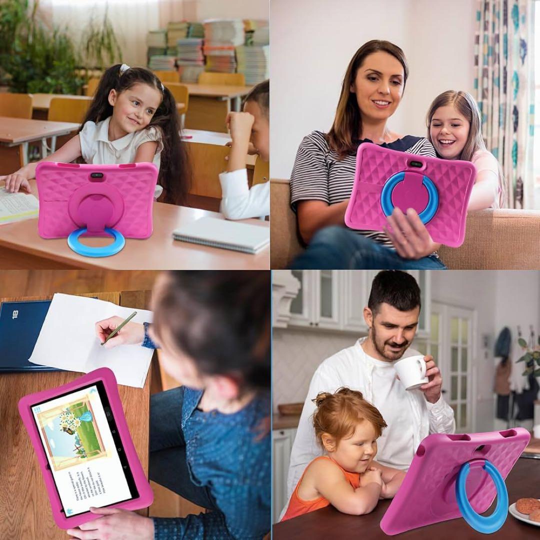 Android KIDS 子供用タブレット Wi-Fi機能　ピンクカバー付き