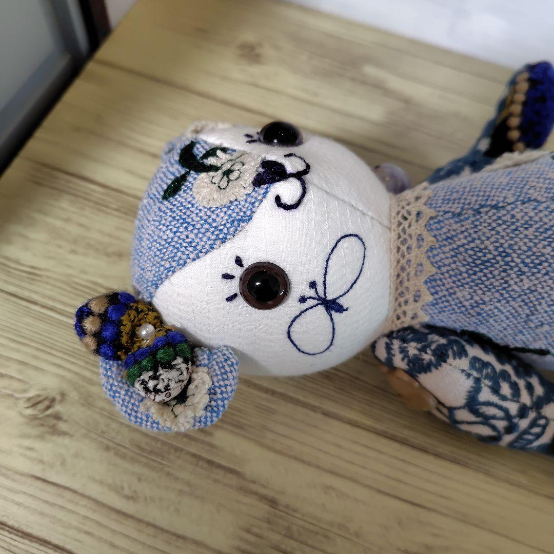 ミナペルホネン＊ハンドメイド＊ぬいぐるみ＊テディベア＊87