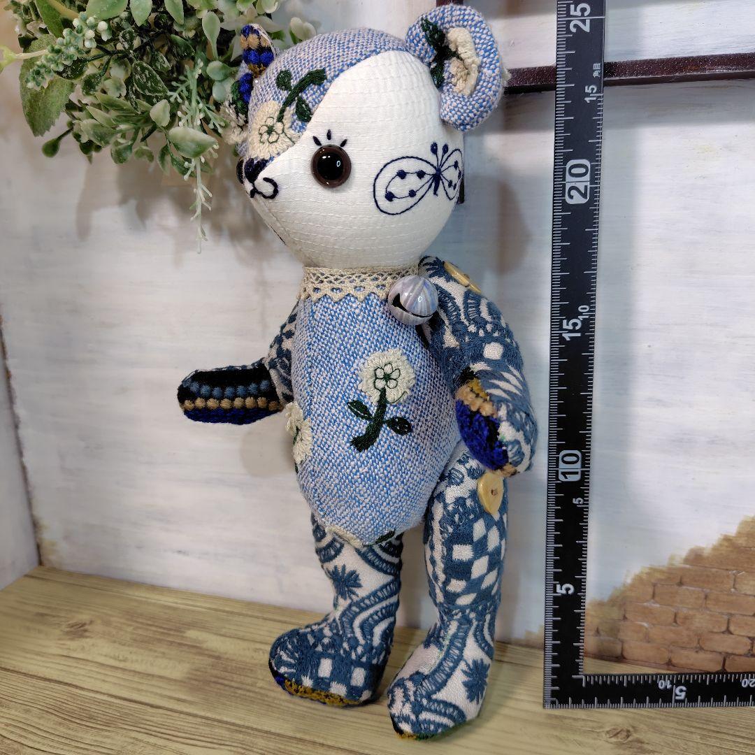 ミナペルホネン＊ハンドメイド＊ぬいぐるみ＊テディベア＊87