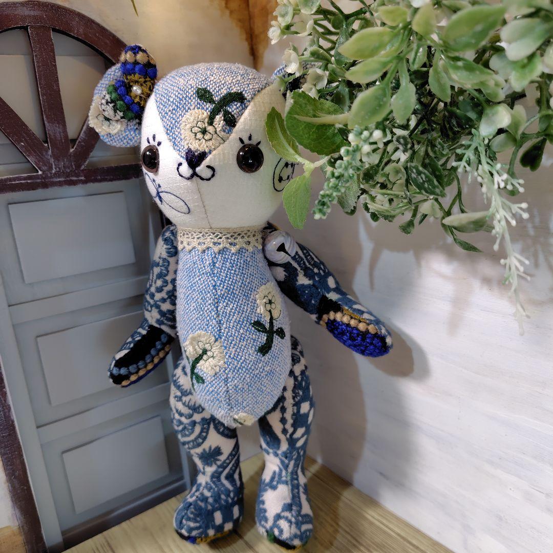 ミナペルホネン＊ハンドメイド＊ぬいぐるみ＊テディベア＊87