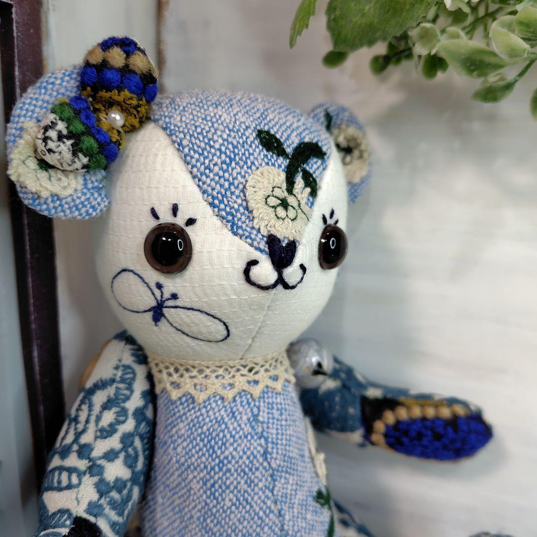 ミナペルホネン＊ハンドメイド＊ぬいぐるみ＊テディベア＊87