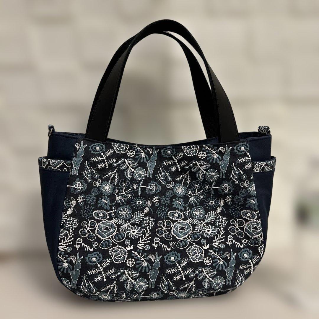 【ミナペルホネン セレブレイト】超高級チューリップバッグ　M celebrate