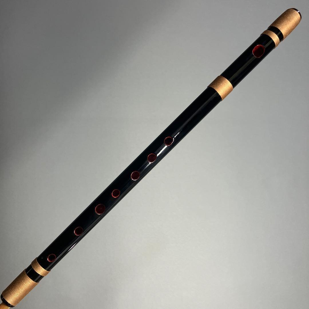 【篠笛七本調子 B菅】ドレミ調 天地糸巻西洋音階 竹笛 和楽器 MR7-133