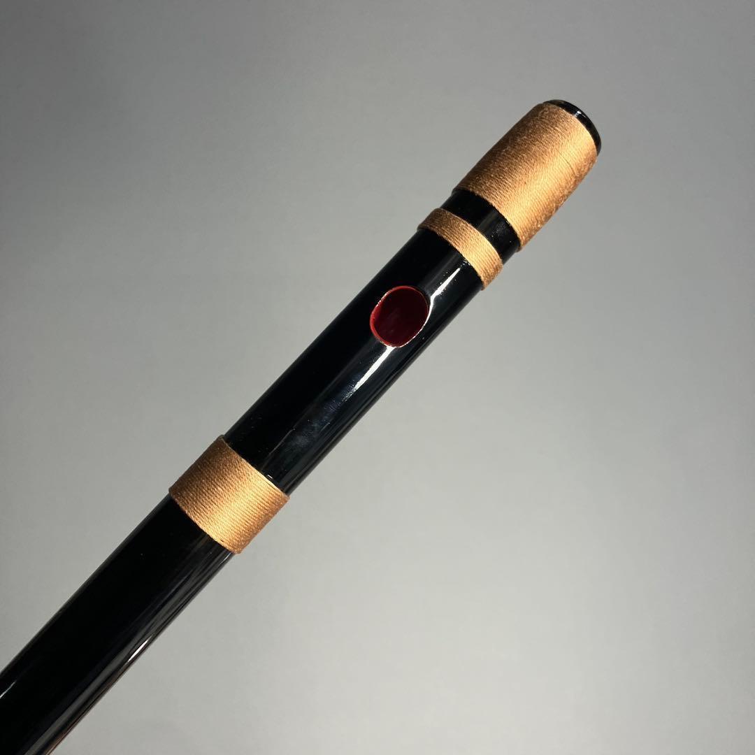【篠笛七本調子 B菅】ドレミ調 天地糸巻西洋音階 竹笛 和楽器 MR7-133