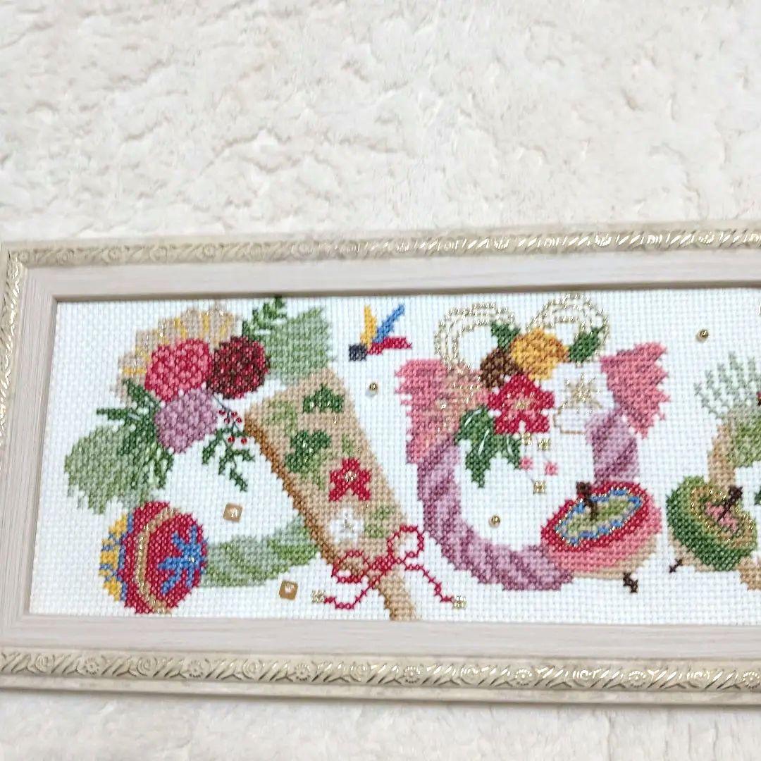 クロスステッチ完成品HOBBYRA HOBBYRE〈縁むすびの正月あそび〉