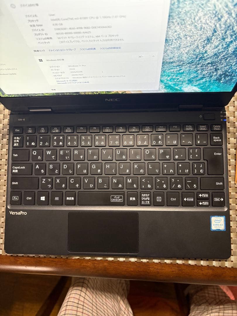 整備済みノートパソコン NEC VasaPro VH-4 12.5型 FHD