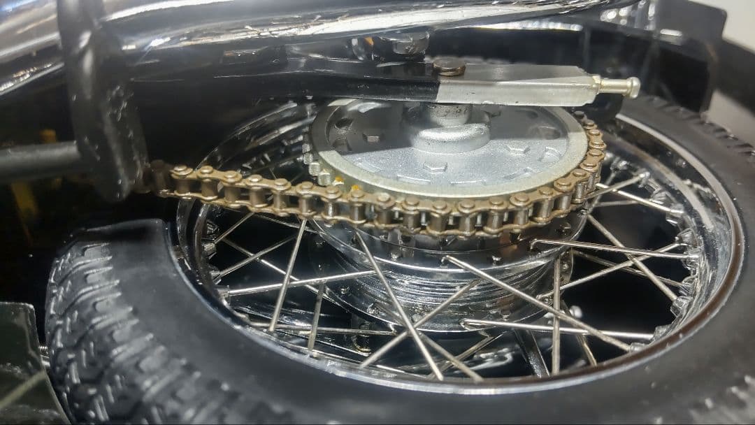 ミニチャンプス 1/6 HONDA CB750 ゴールド　ミニカー　バイク模型