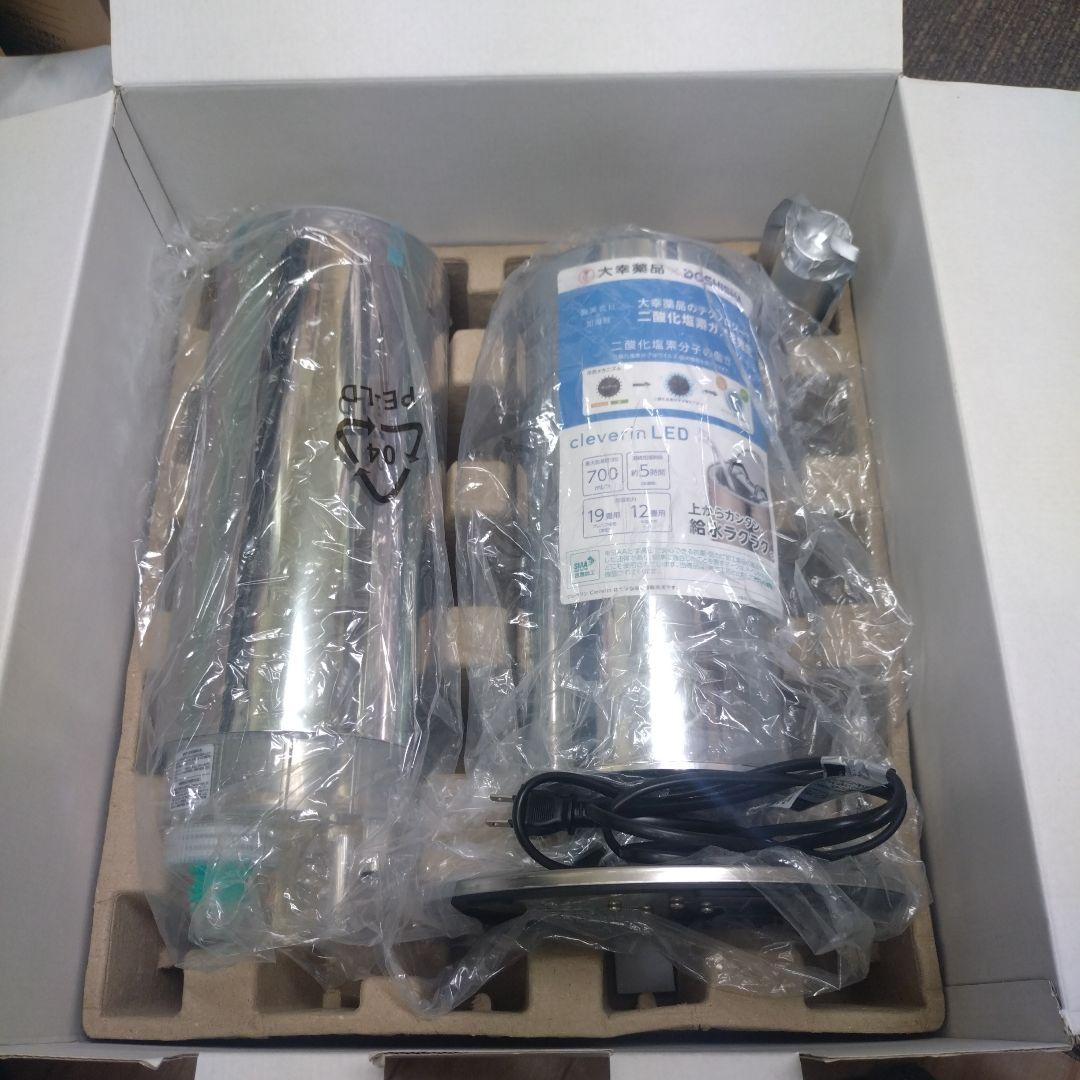 【展示・未使用】ドウシシャ クレベリンLED搭載 加湿器 WHK-1217CL