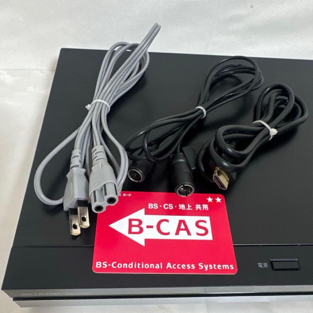 SHARP AQUOS 2018年製 ブルーレイレコーダー 2TB 3番組同時録