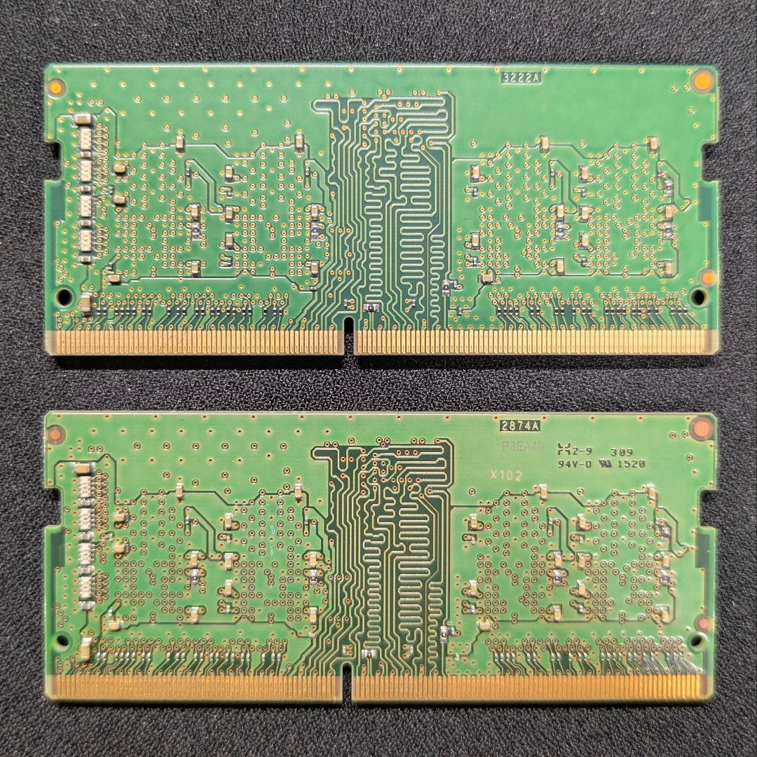 Micron DDR4-3200 16GB メモリ 8GB×2 ノート用
