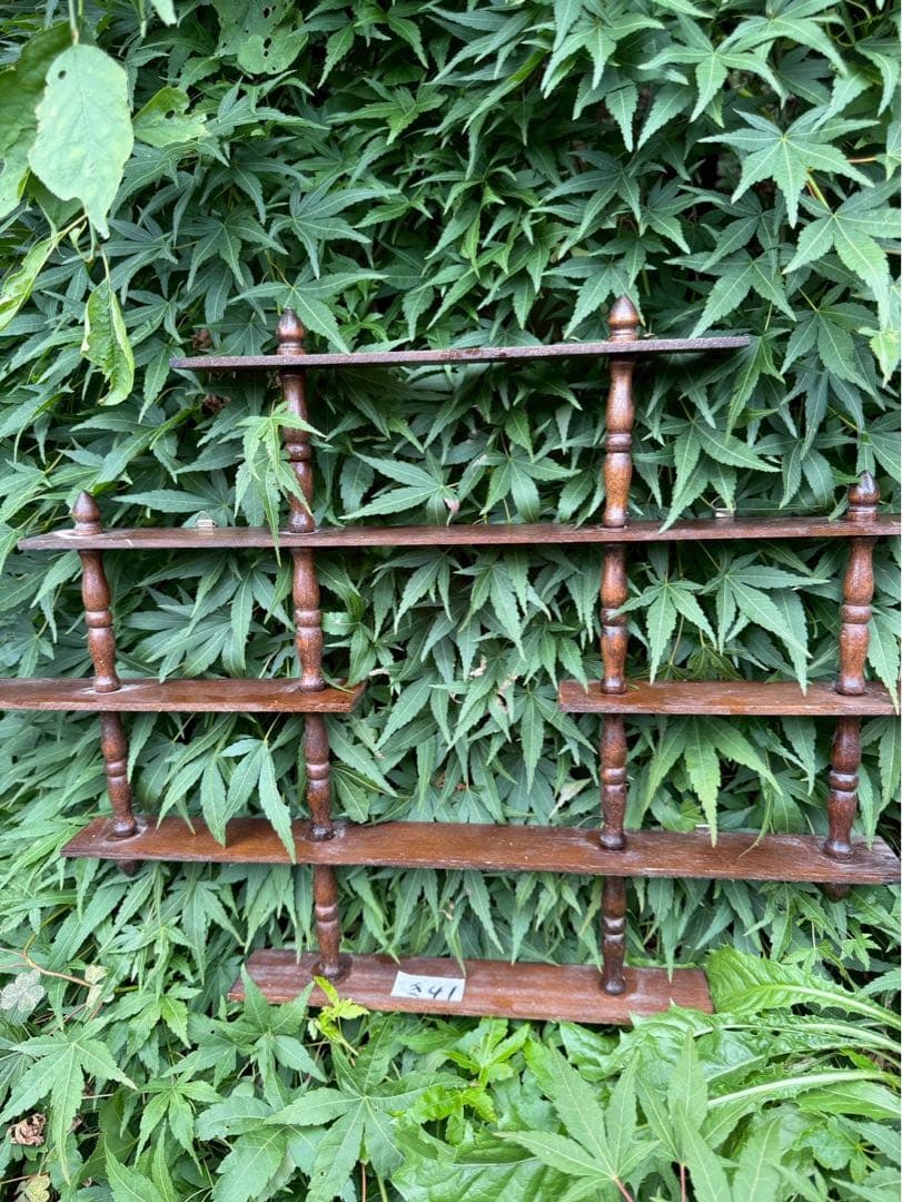 【か41】10 フランスアンティーク　ナポレオンシェルフ　蚤の市