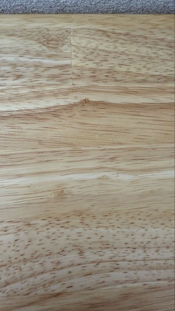 KANADEMONO テーブル/デスク×ラバーウッドナチュラル 黒スチール