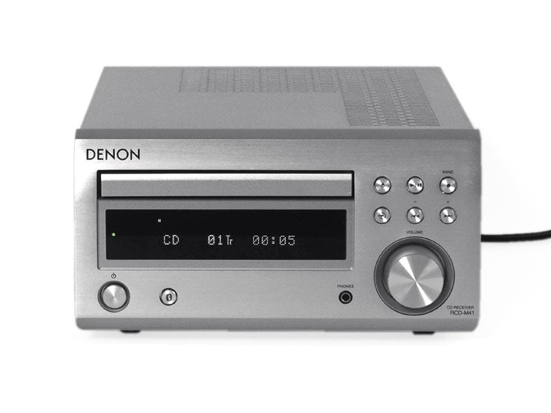DENON デノン RCD-M41 CDレシーバー シルバー 2018年 動作品
