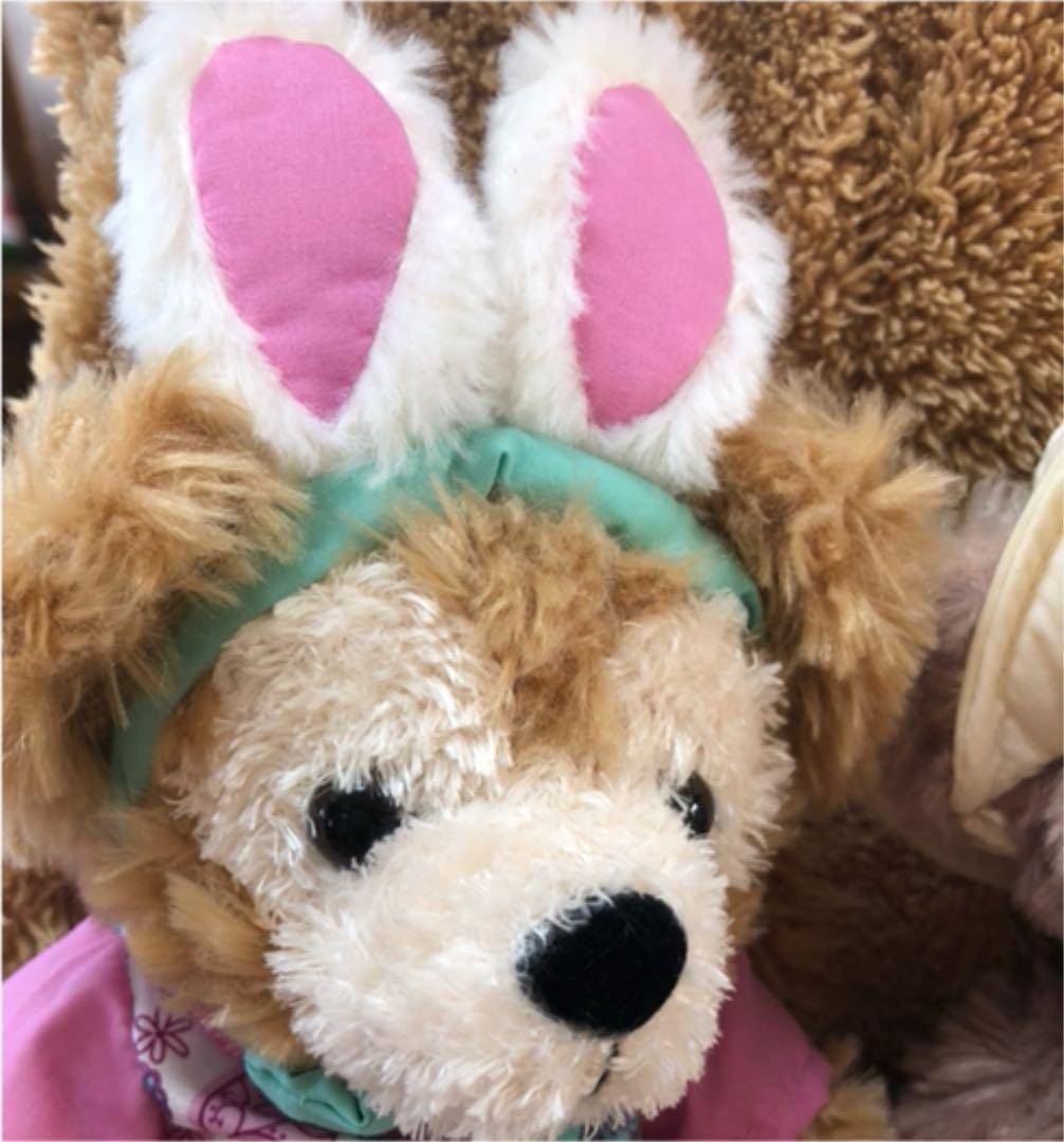 ダッフィー シェリーメイ イースター 上海ディズニー ぬいぐるみ タグ付き