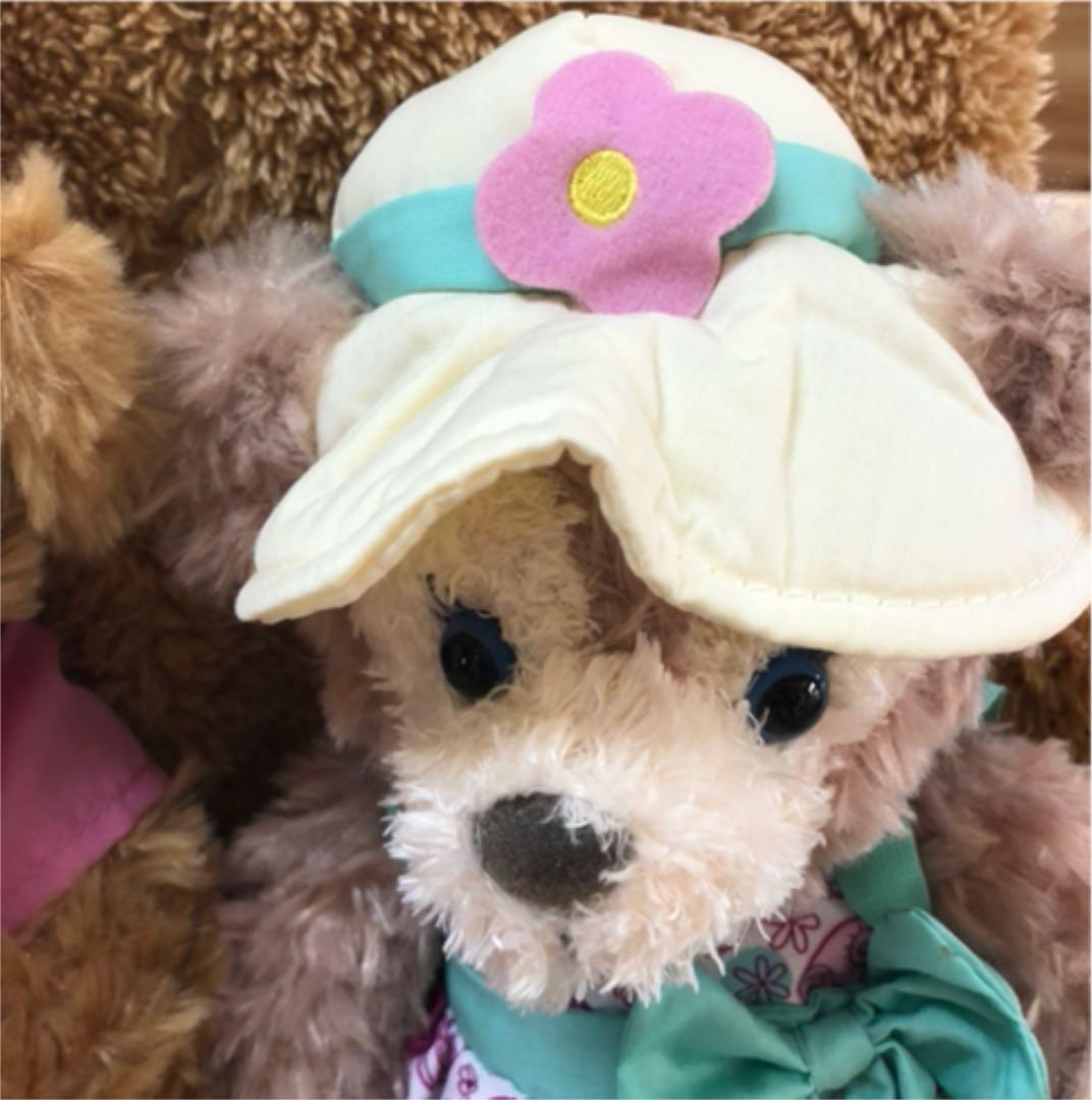 ダッフィー シェリーメイ イースター 上海ディズニー ぬいぐるみ タグ付き