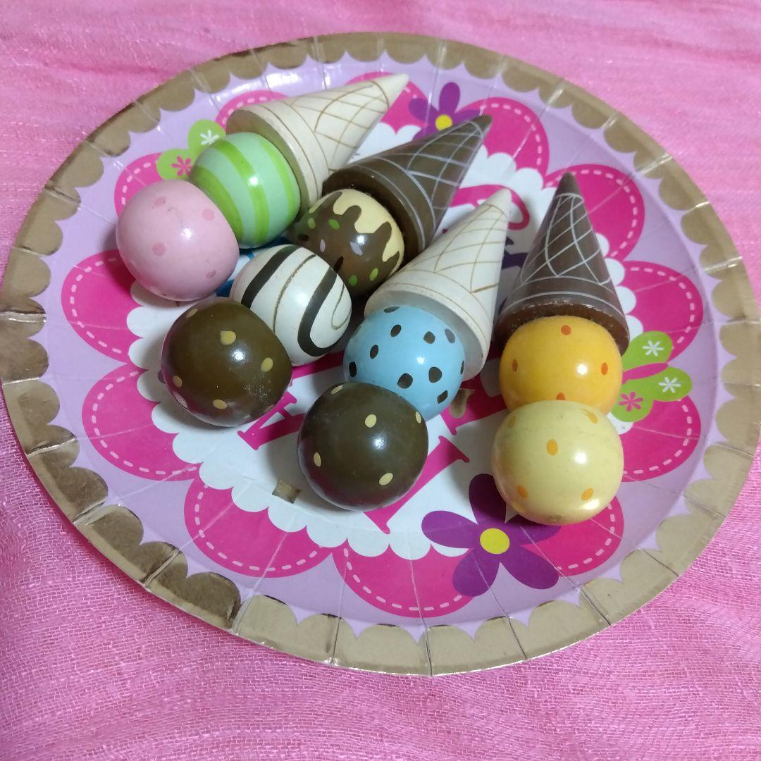 マザーガーデン　アイス　おままごと　玩具　おもちゃ　インテリア雑貨　置物　木製2