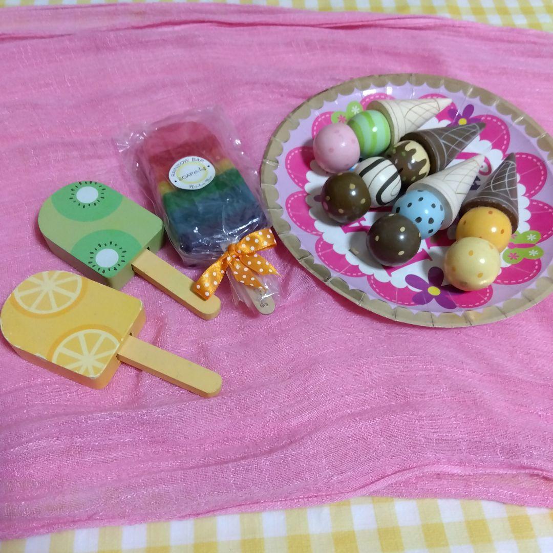 マザーガーデン　アイス　おままごと　玩具　おもちゃ　インテリア雑貨　置物　木製2