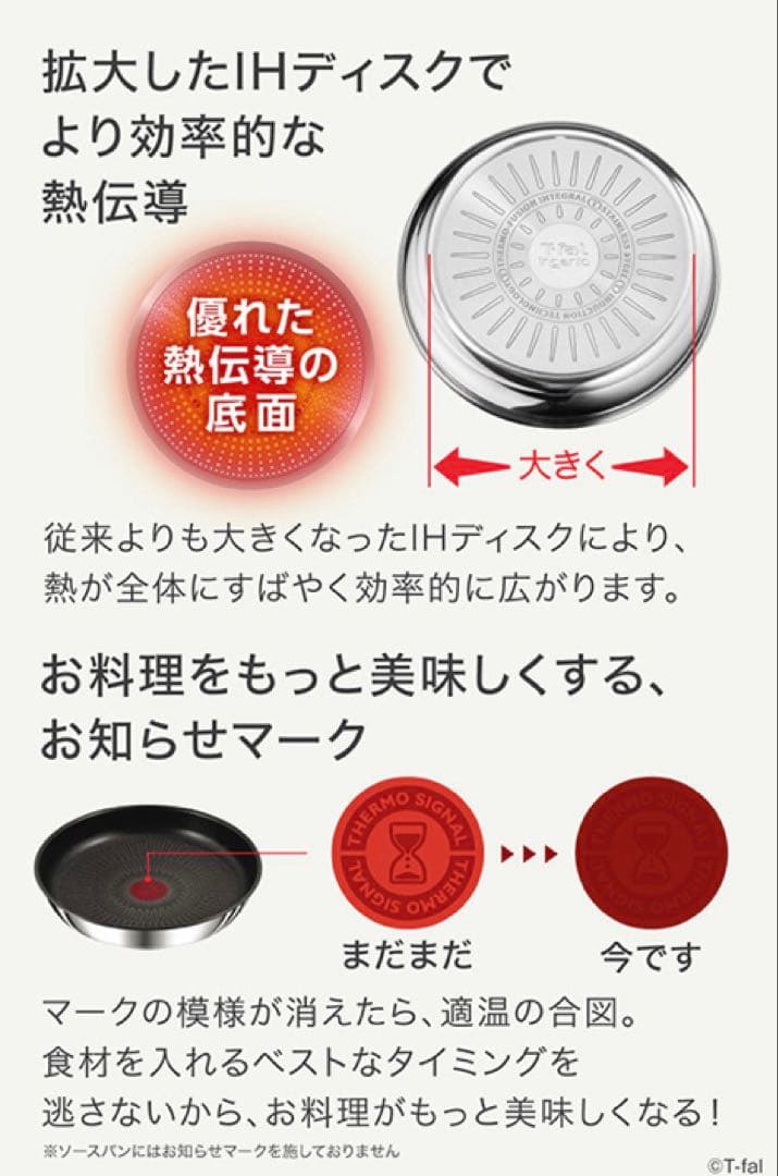 ティファール　ステンレス　アンリミテッド　ウォックパン　26cm