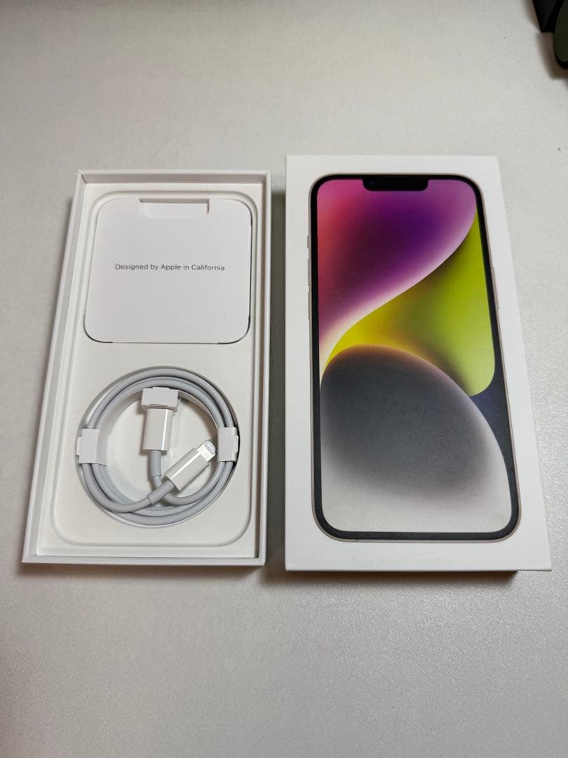 専用 Apple iPhone 14 ホワイト 本体【美品】