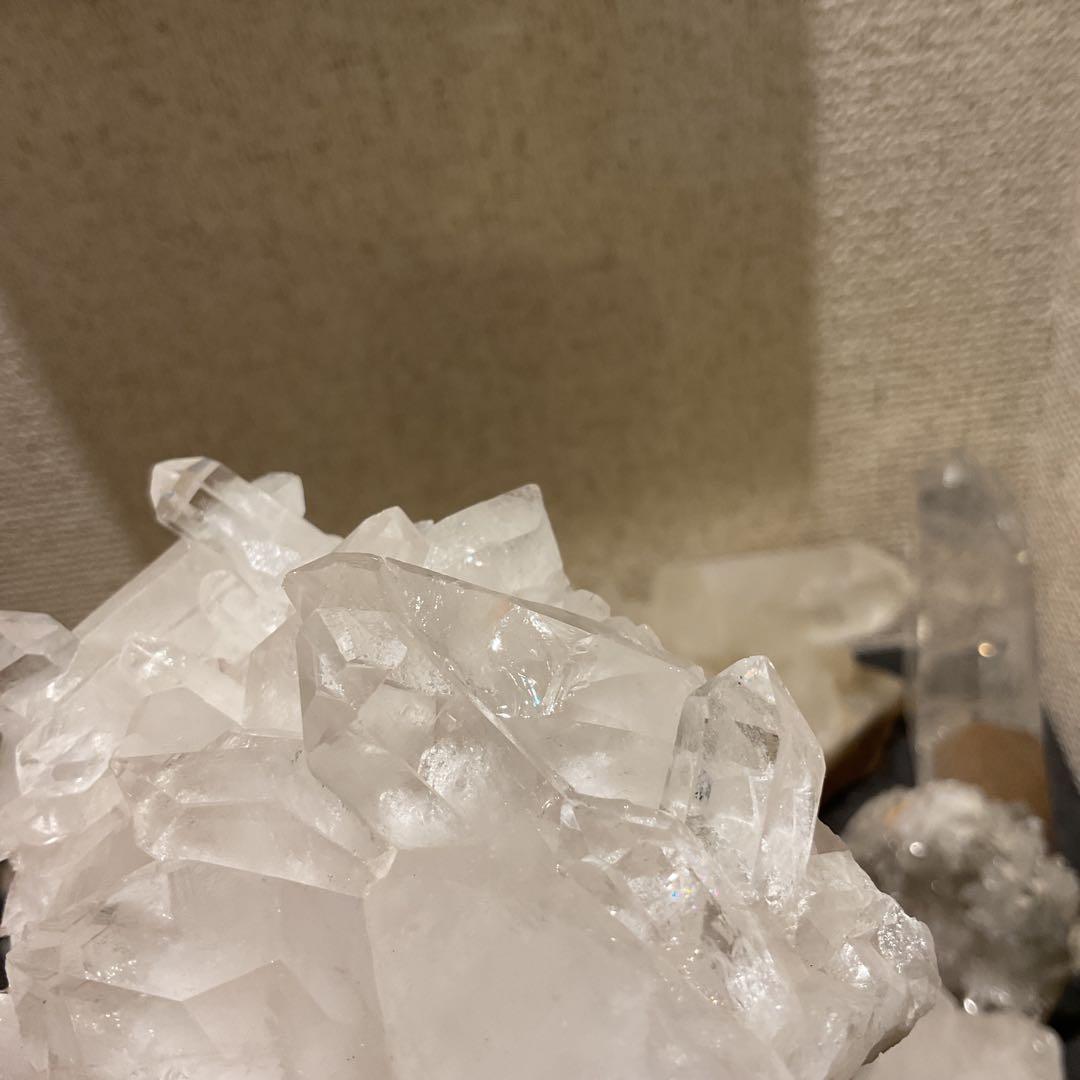 トマスゴンサガ産　スーパーエクセレントクラス　水晶クラスター　浄化セット　天然石