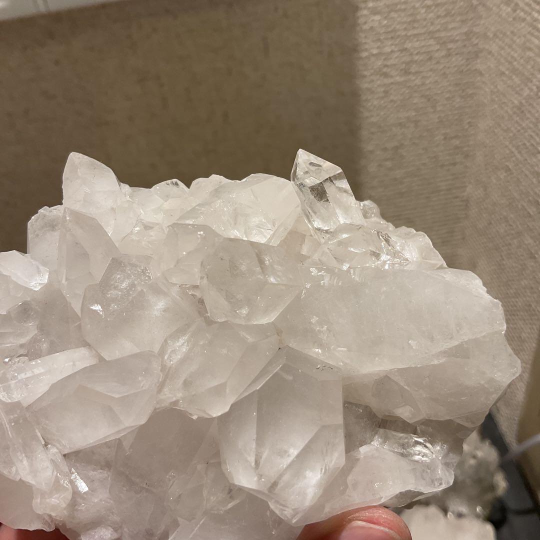 トマスゴンサガ産　スーパーエクセレントクラス　水晶クラスター　浄化セット　天然石