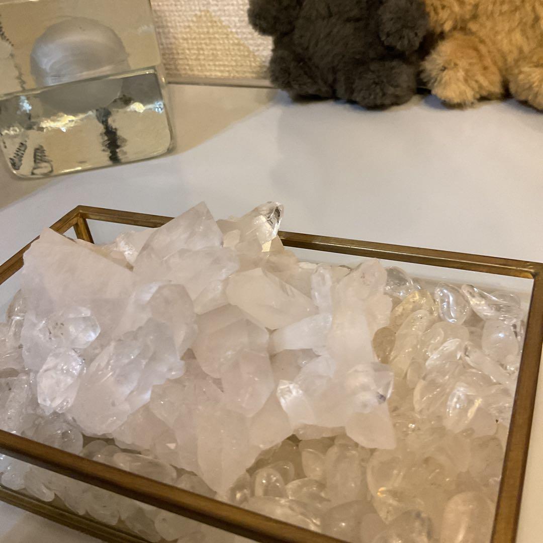 トマスゴンサガ産　スーパーエクセレントクラス　水晶クラスター　浄化セット　天然石