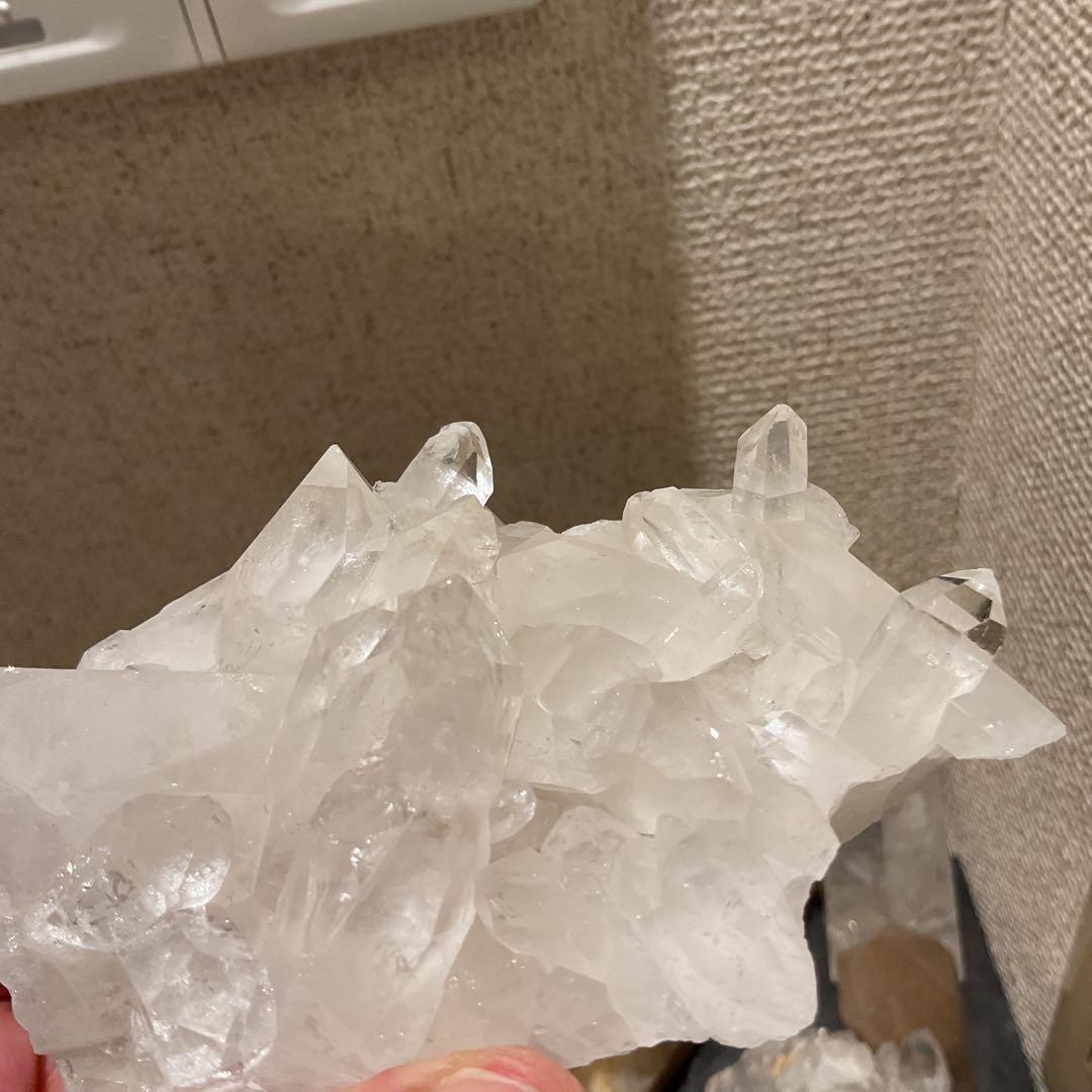 トマスゴンサガ産　スーパーエクセレントクラス　水晶クラスター　浄化セット　天然石