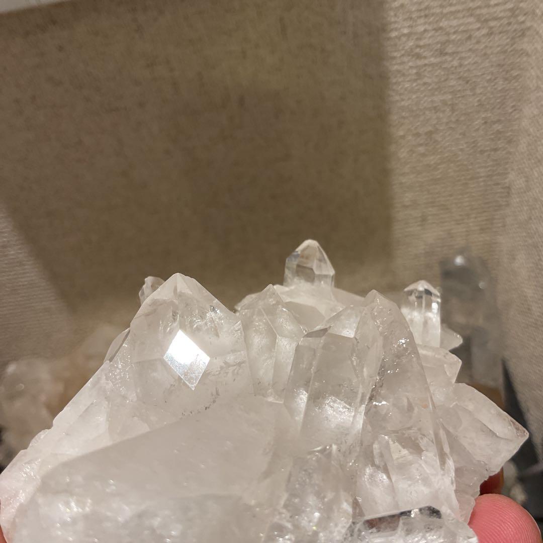 トマスゴンサガ産　スーパーエクセレントクラス　水晶クラスター　浄化セット　天然石