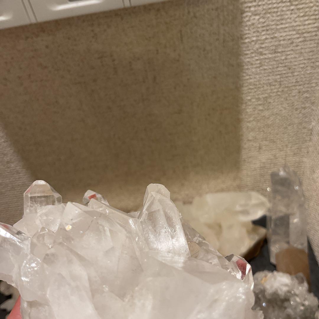 トマスゴンサガ産　スーパーエクセレントクラス　水晶クラスター　浄化セット　天然石