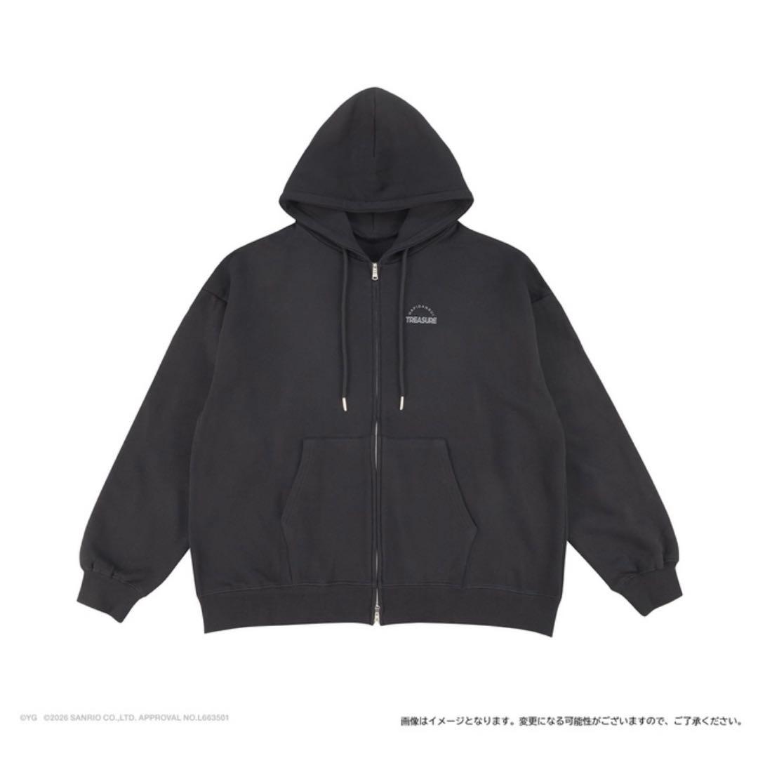 TREASURE ジップアップフーディー あひるのペックル はぴだんぶい