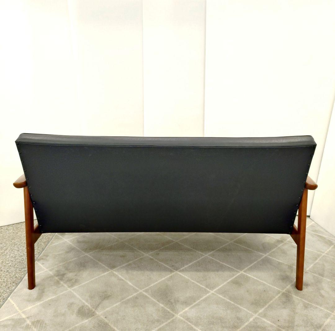 カリモク カリモク60 Kチェア ソファ 2人掛け ブラック 合皮