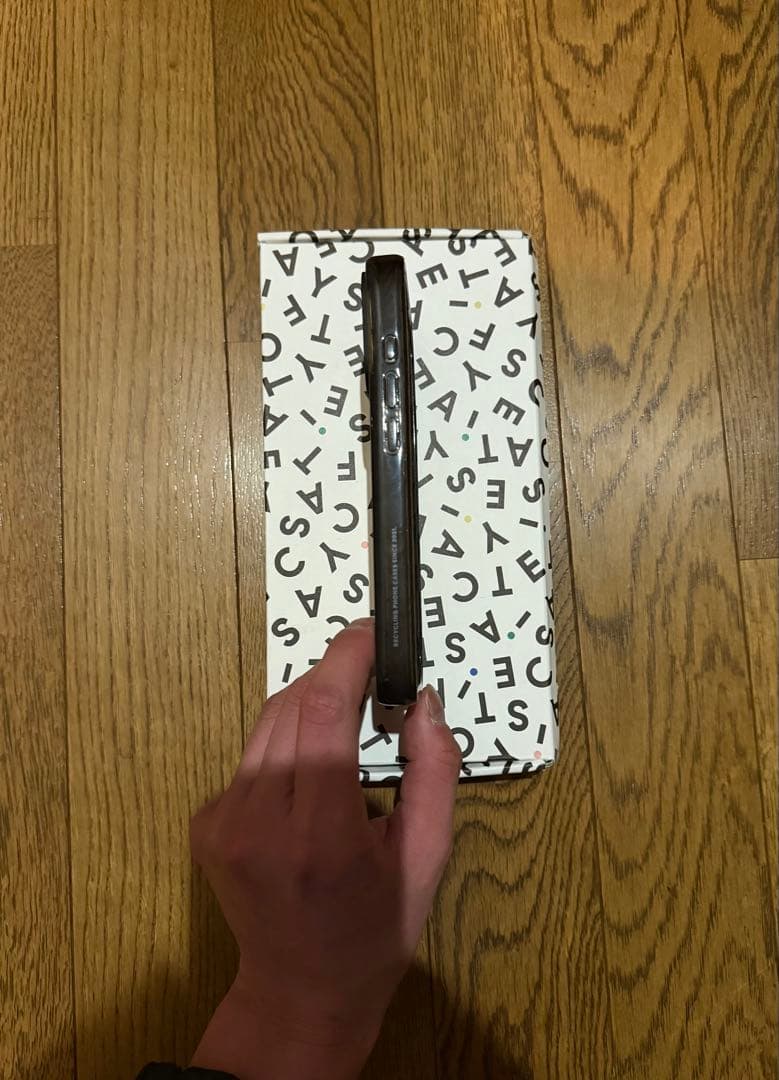 CASSETIFY クリアケース ブラックフレーム iPhone17Pro