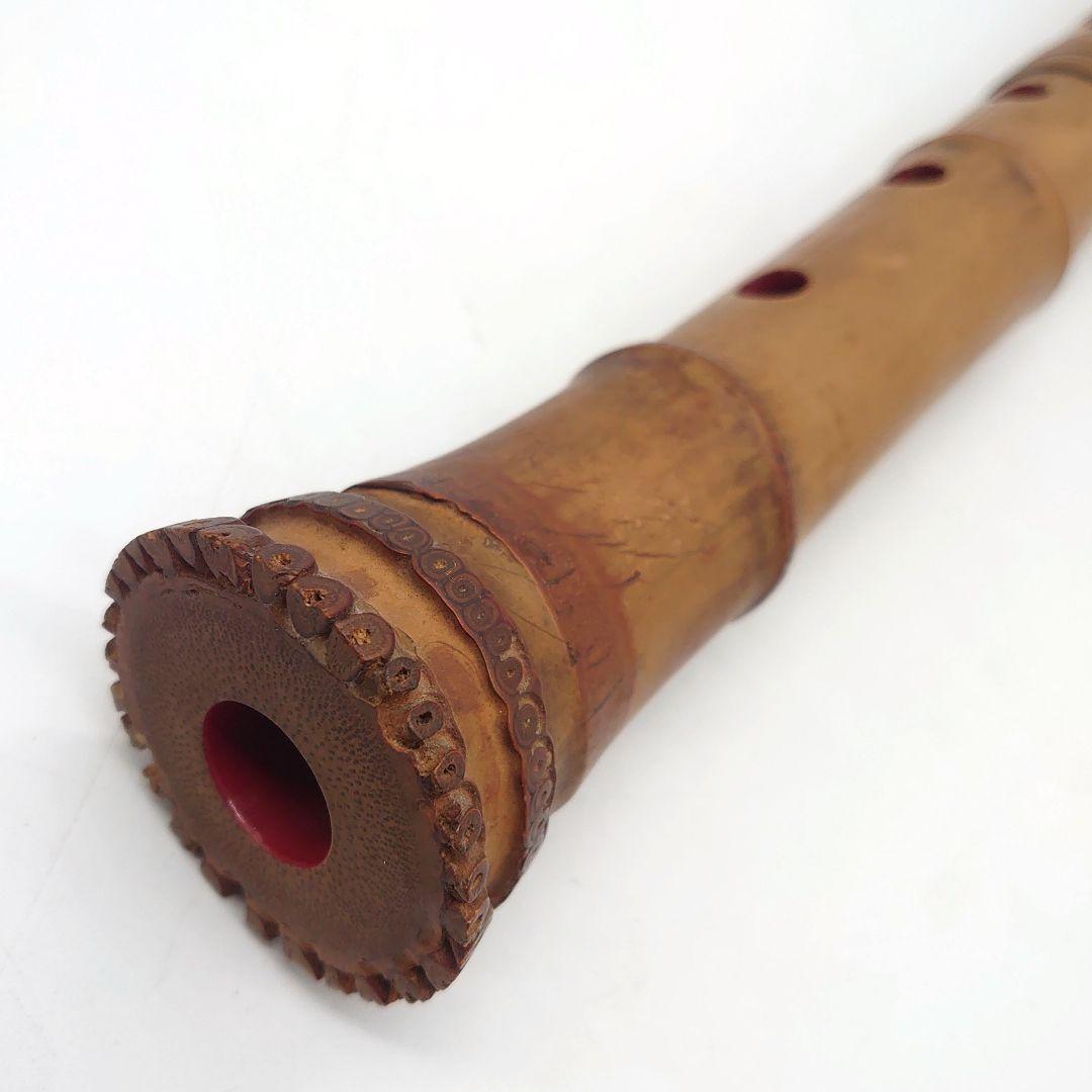 竹仙銘 都山流 尺八 竹製 縦笛 和楽器 伝統楽器