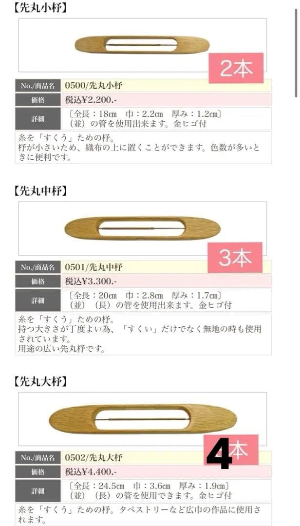 京都老舗の織物用具　本物の道具で織物しませんか？　62,700円相当