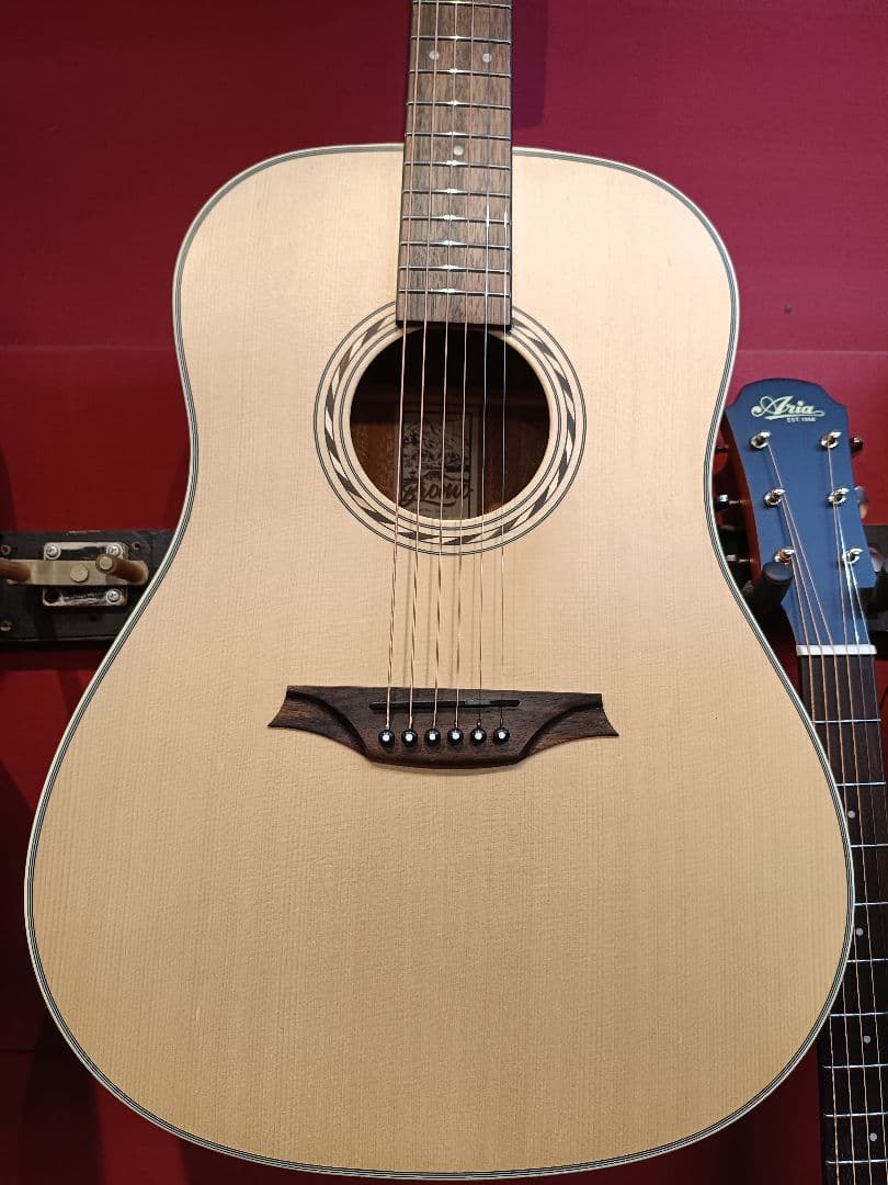 【Bromo】BAA1 アコースティックギター ドレッドノート ソフトケース付