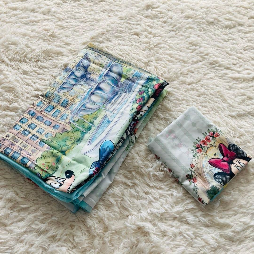【未使用品】東京ディズニーランドホテル 宿泊者限定 掛けふとんカバー&枕カバー