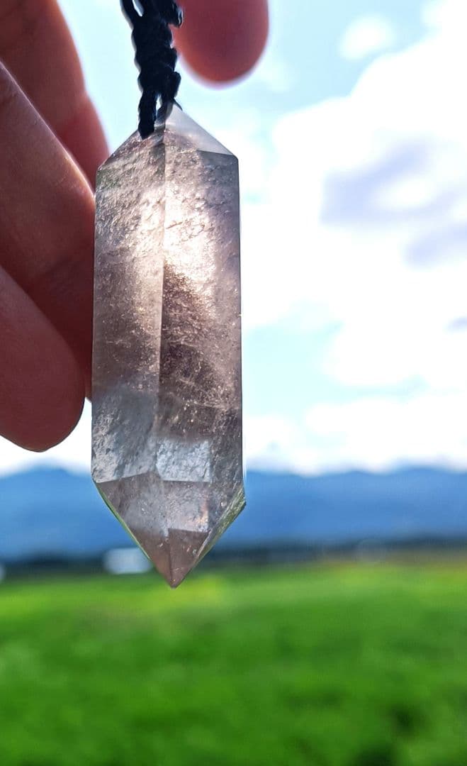 Neko　開運絵画　❀スモーキークォーツペンダント❀龍まきつき