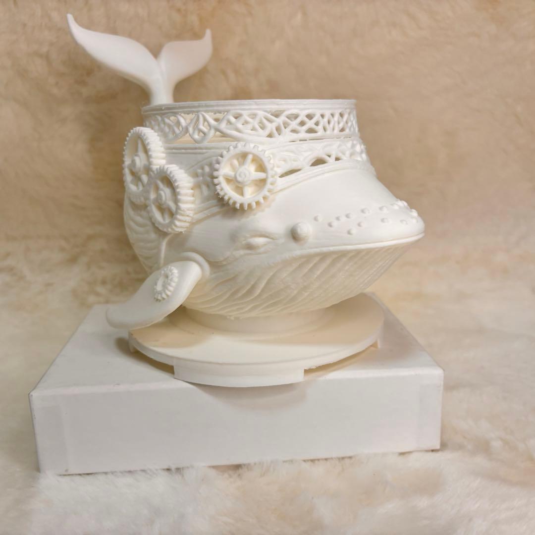 【オーダーメイド】一つだけのあなた鉢　3dプリンター鉢　職人鉢　3dプリント鉢