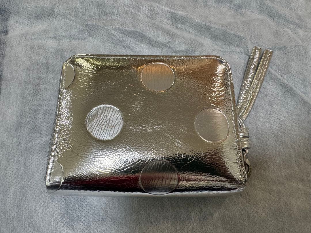 新品perche green label relaxingレザードットウォレット