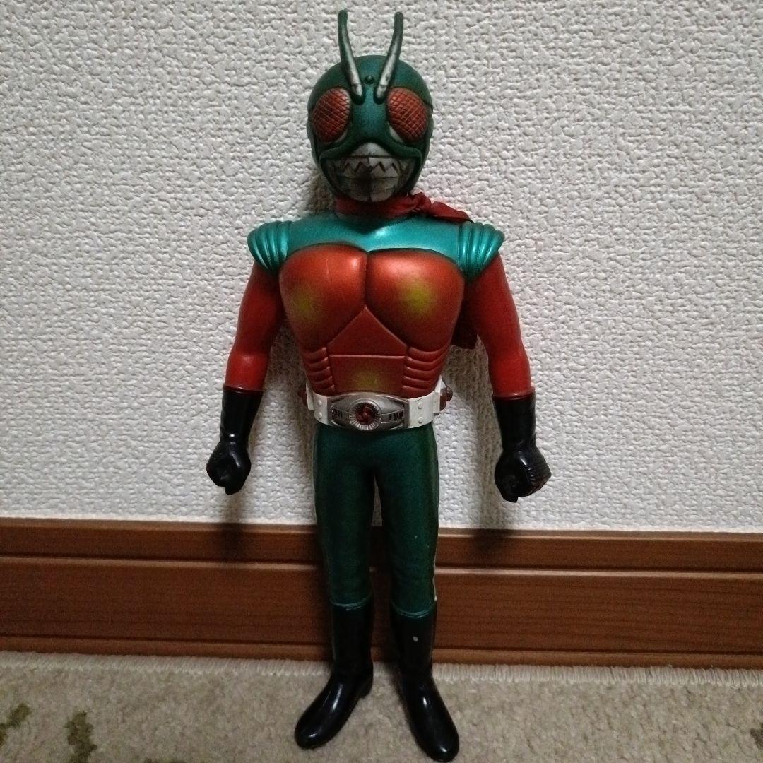 ポピー製 スカイライダー 面取れ 面替え ソフビ フィギュア　仮面取れ