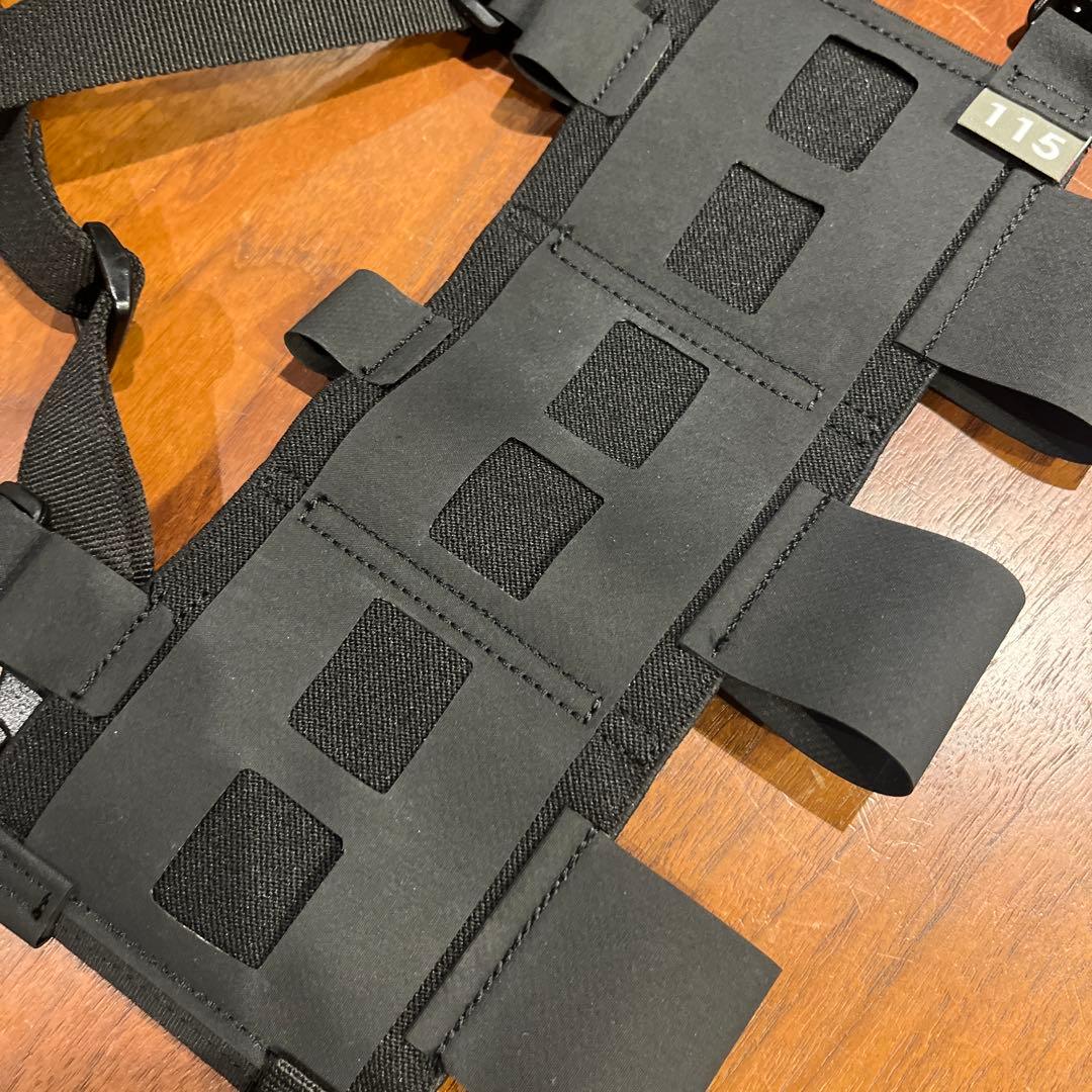 x115xTAYLOR マイクロチェストリグ BK サバゲー装備