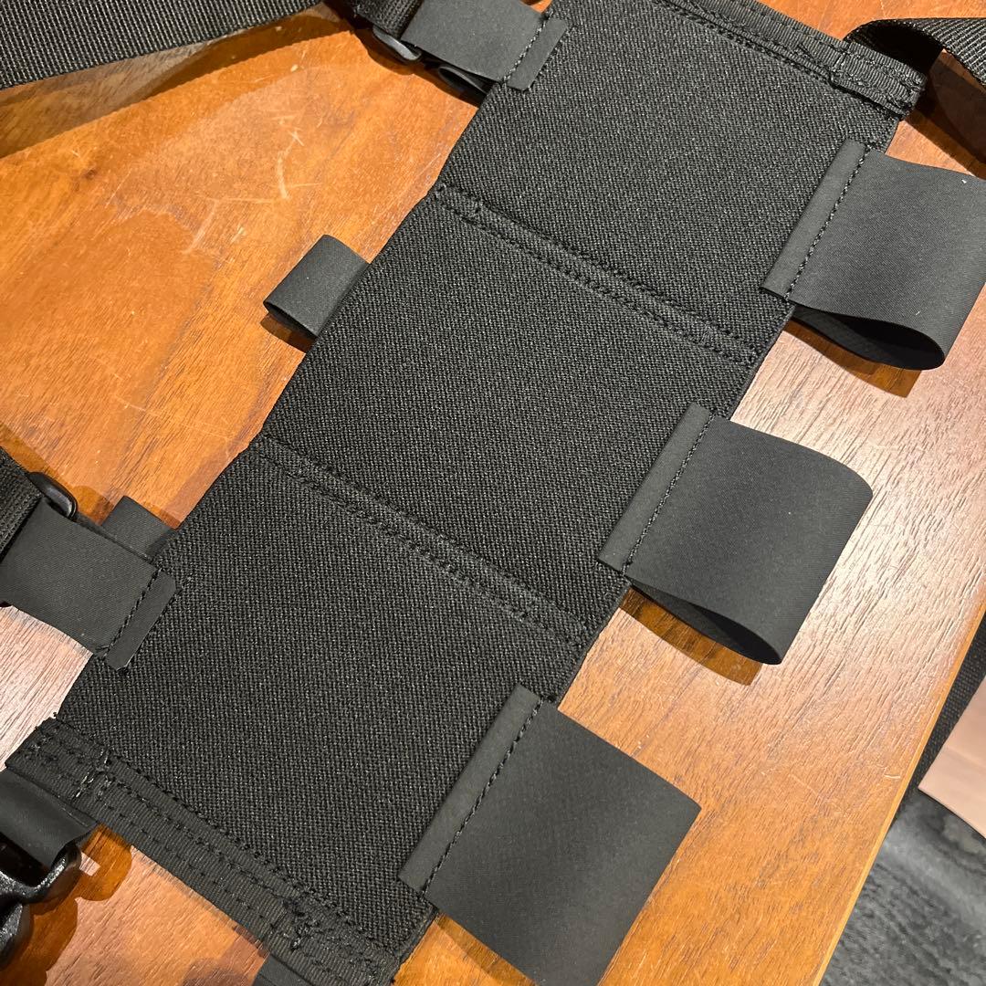 x115xTAYLOR マイクロチェストリグ BK サバゲー装備