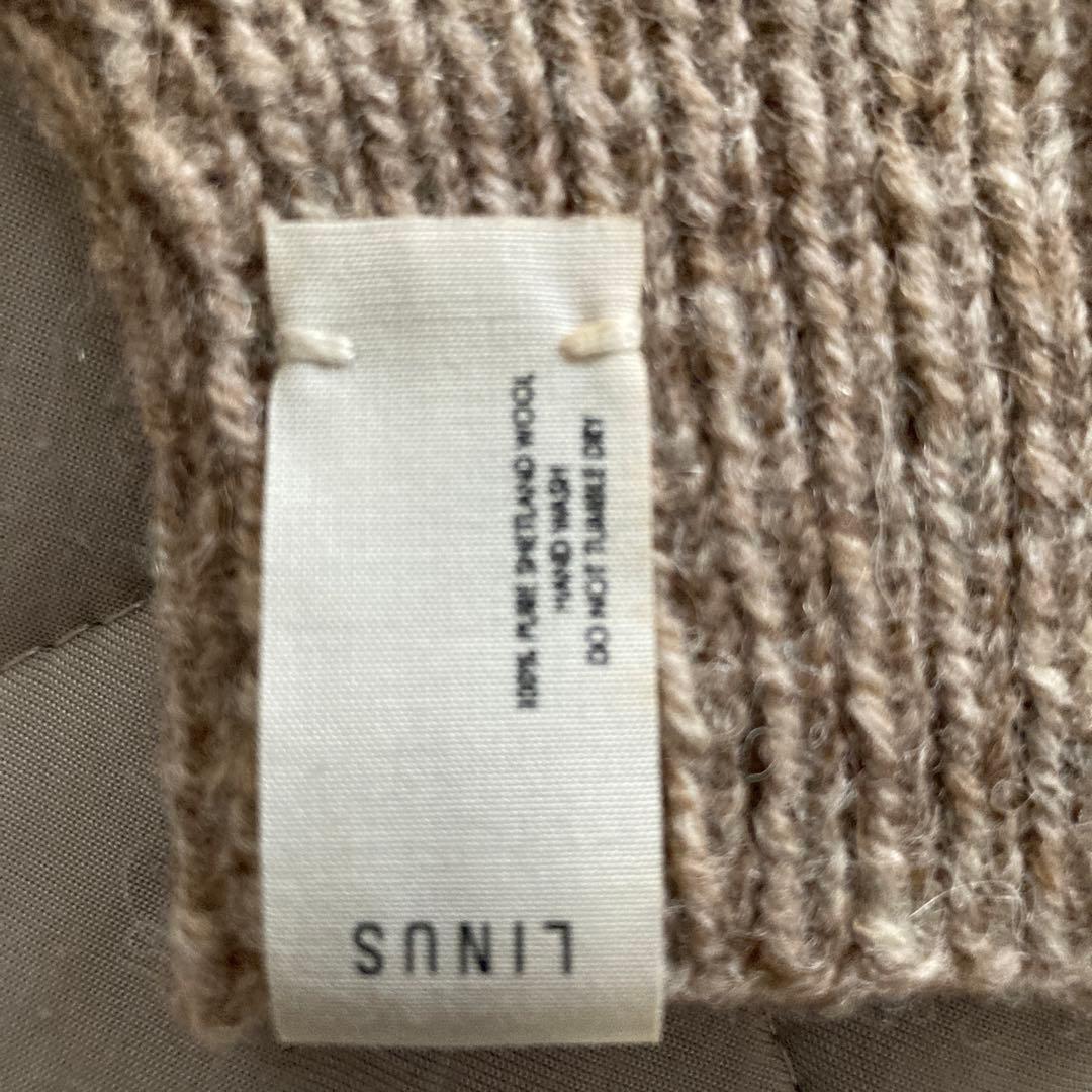 美品　LINUS ベージュミトン