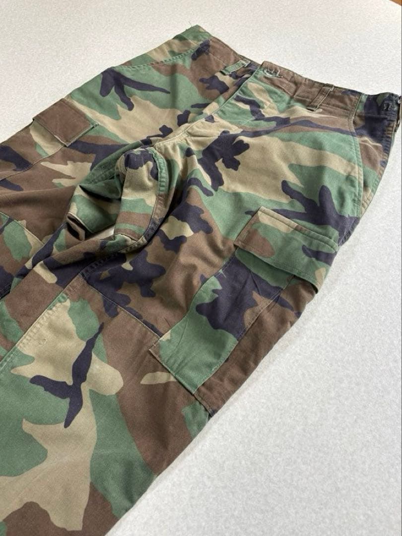 米軍実物 ウッドランドカモ コンバットパンツ サイズSMALL-SHORT