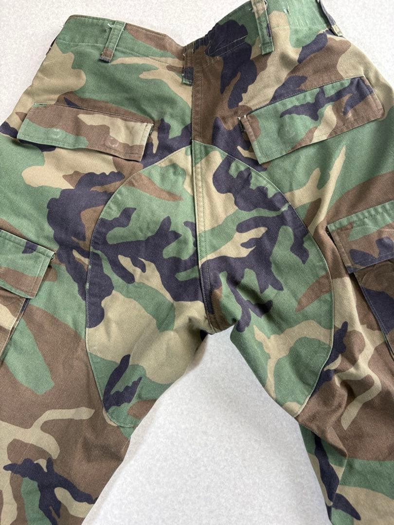 米軍実物 ウッドランドカモ コンバットパンツ サイズSMALL-SHORT