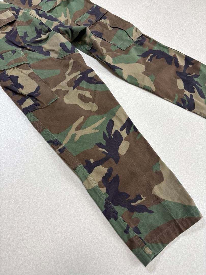 米軍実物 ウッドランドカモ コンバットパンツ サイズSMALL-SHORT