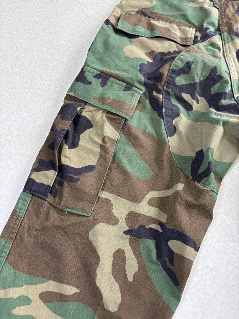 米軍実物 ウッドランドカモ コンバットパンツ サイズSMALL-SHORT