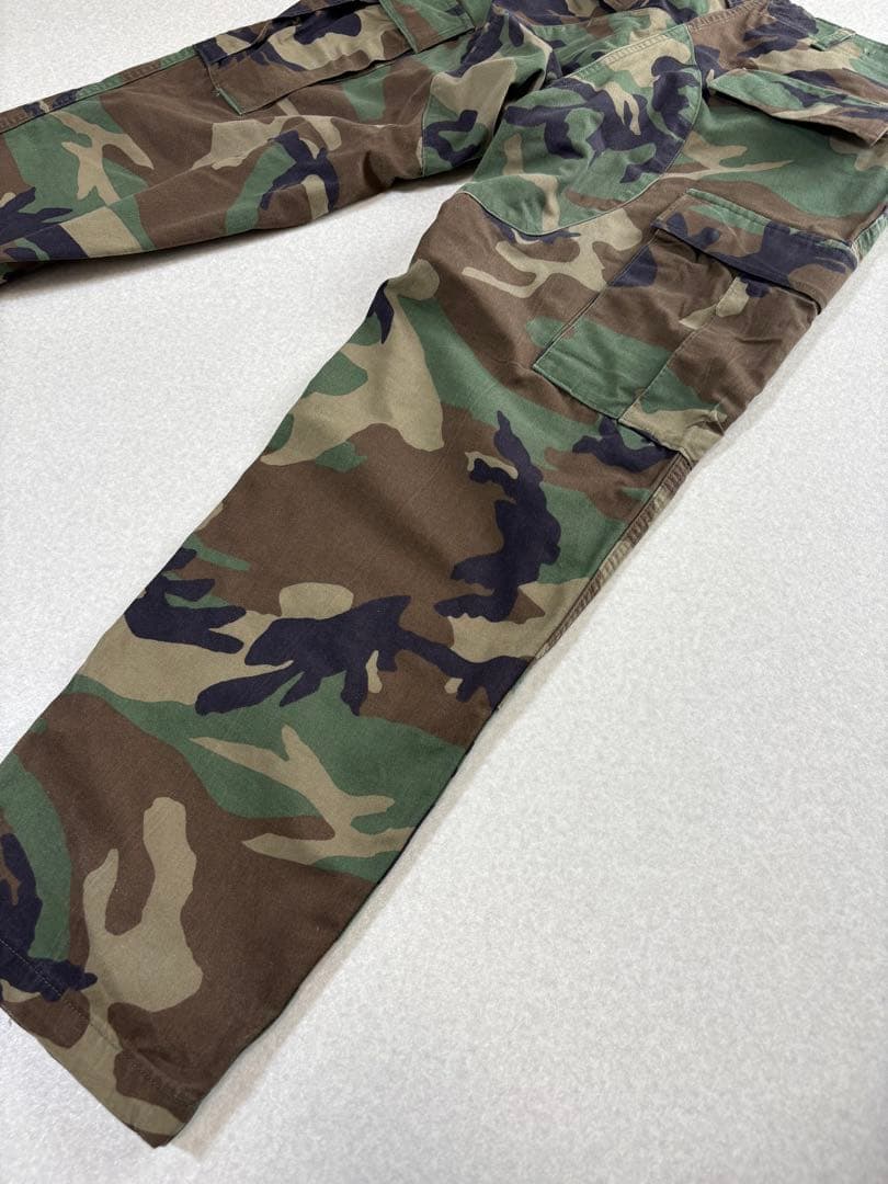 米軍実物 ウッドランドカモ コンバットパンツ サイズSMALL-SHORT